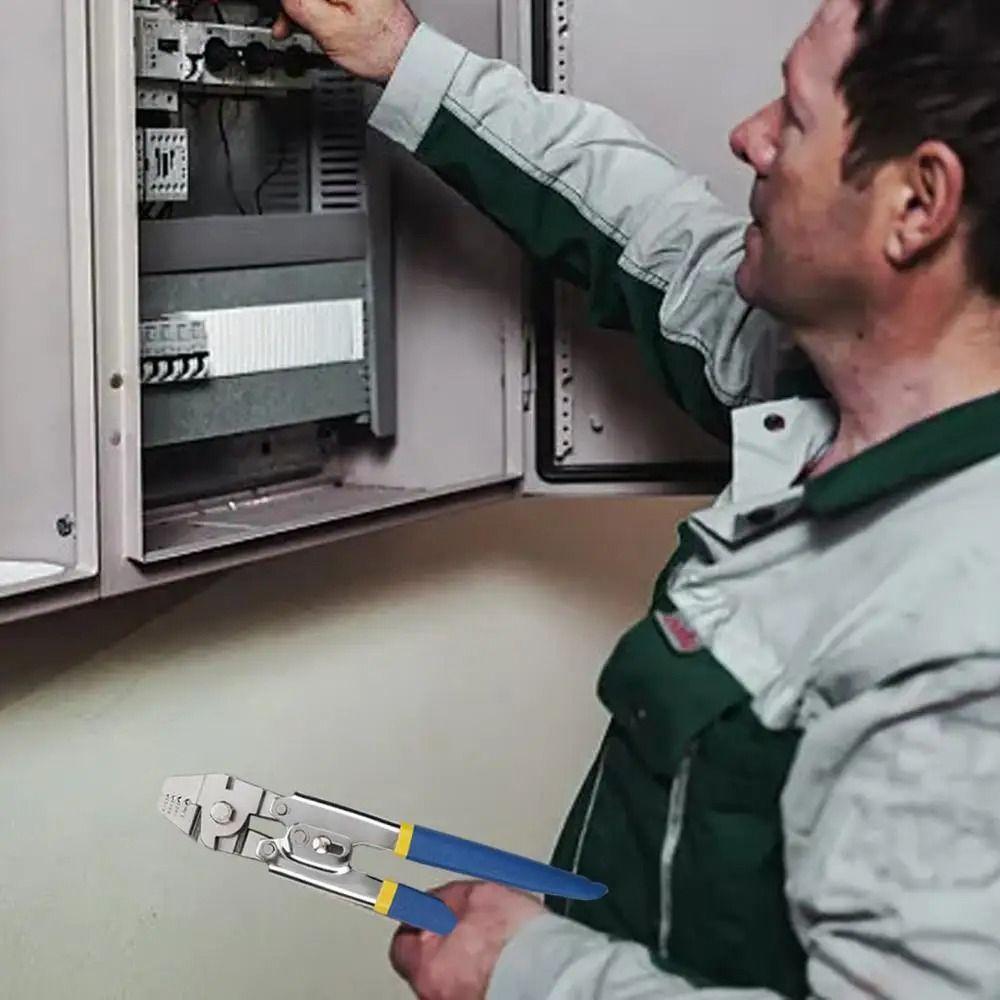 Professional Grade Wire Crimper Tool Aluminum Sleeve Crimping Tool  Aluminum Sleeves