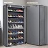 6/8/10-Layer Multifunctional Shoe Organizer - Simple Shoe Rack, Household Dust-proof Storage Shoe Cabinet, Indoor Simple Shoe Cabinet