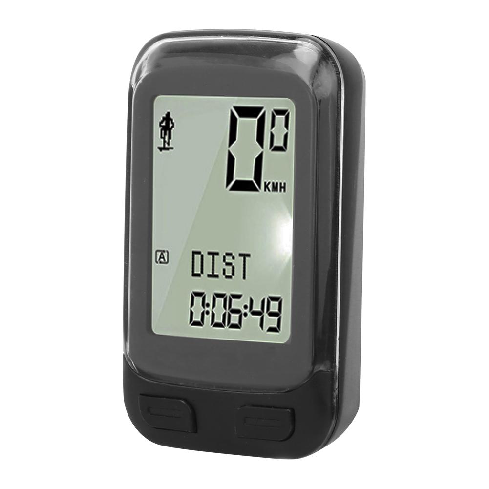 Mountain Road Bike Wireless Odometer Multifunctional Interface Large Screen Waterproof Velometer Support Five Languages