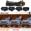 4 in1 Grille Lights For Toyota Tacoma 2020 2021 Car LED Strobe Light Warning Daytime Running Lamp For Tacoma DRL Amber Lights