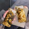 Golden Dragon Coiling For Samsung A 31 32 A33 A34 35 14 A15 13 A16 25 26 50 52 53 54 55 56 70 71 72 73 Golden glass phone case