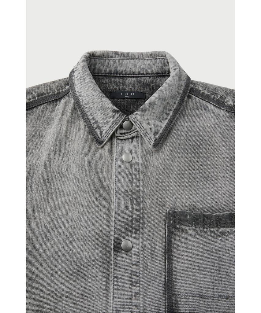 Iro Chen Faded Denim Work Jacket Irjcs26028Gyx