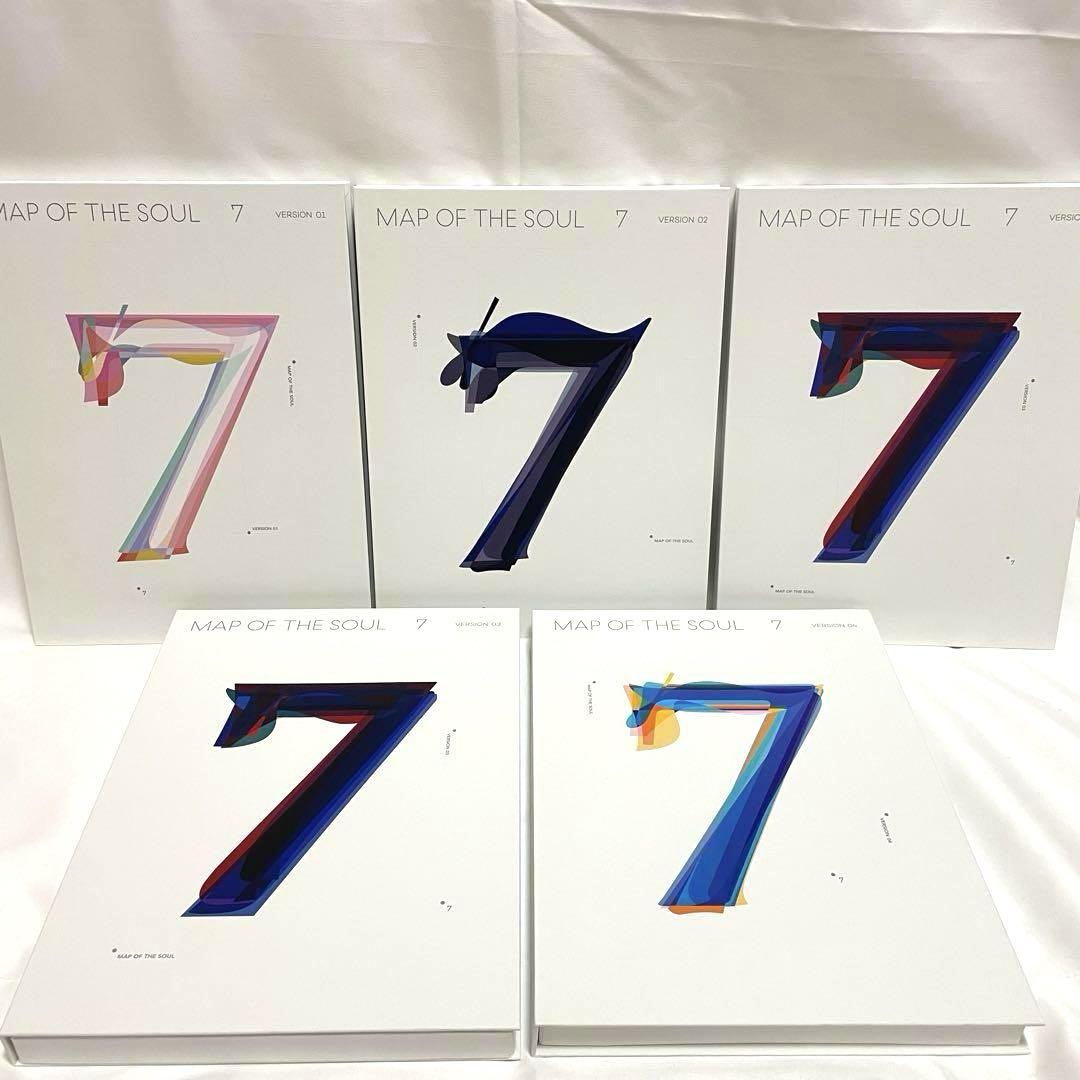 

[USED] F037 * BTS MAP OF THE SOUL 7 Album Set (No Trading Cards)