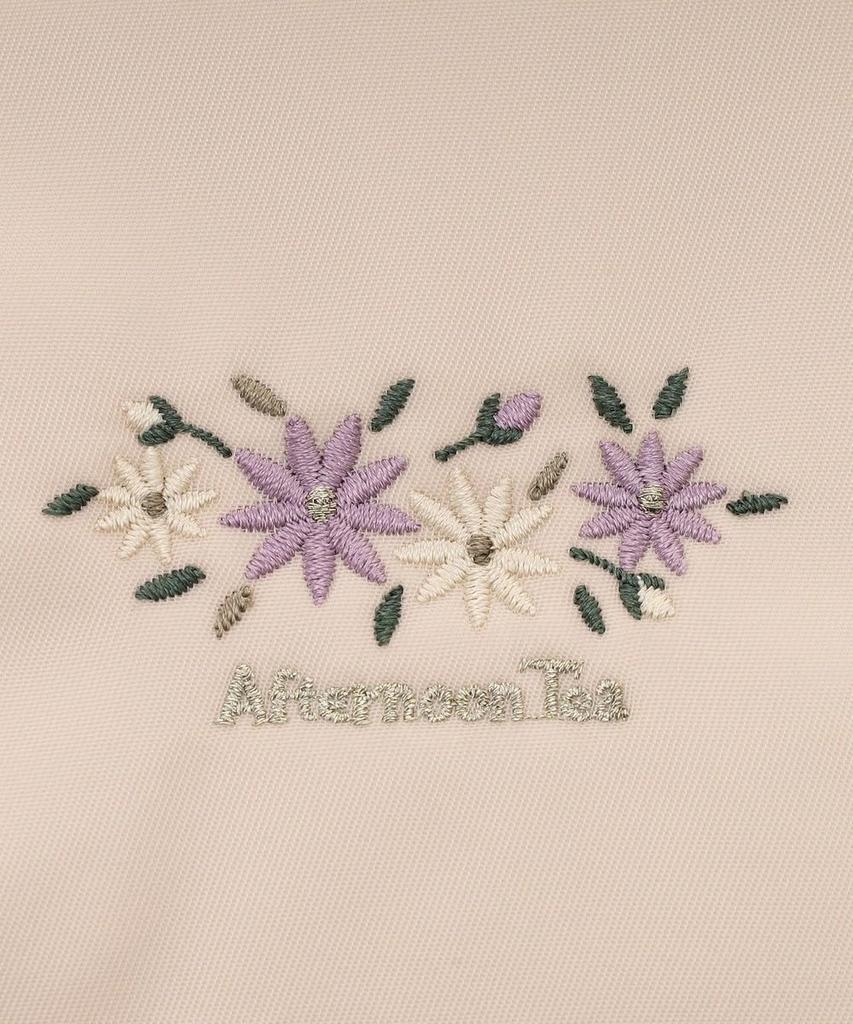 Afternoon Tea Living Pouch Flower Embroidered Tissue JQ54, Case, White/Ivory