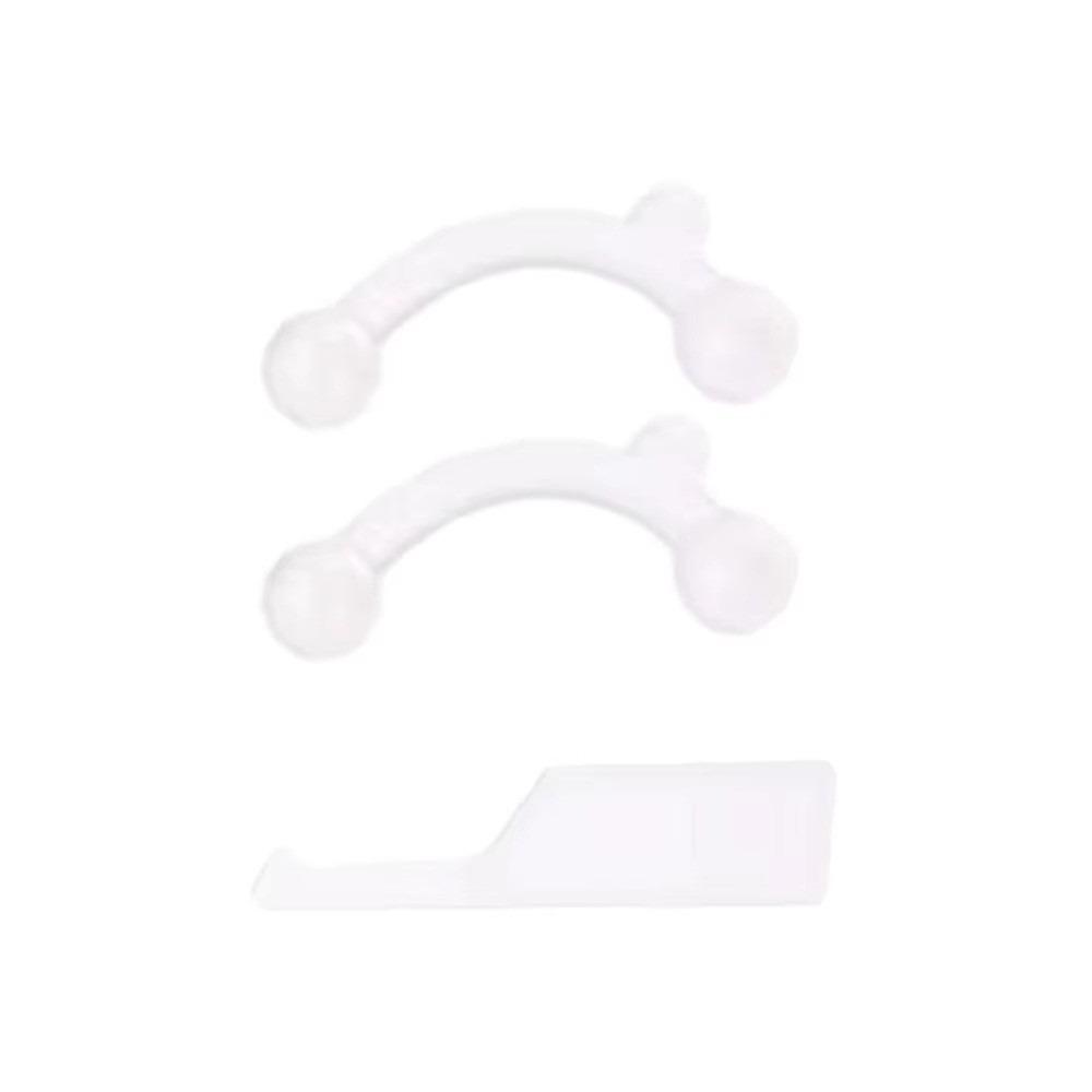 Invisible Nose Shaper 3 Size Pain Free Nose Straightener Acrylic Soft Nasal Bridge Straightener for Adults Teens Beauty Tools