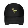 Raptor Dinosaur Eating Pizza Slice Baseball Cap Beach Bag New Hat New In Hat Unisex Hat Women Beach Fashion Unisexs