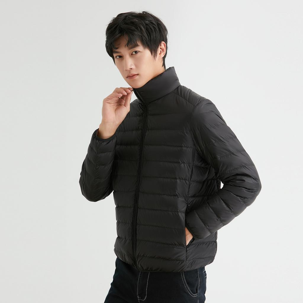Lightweight Down Cotton Jacket Men's Stand-up Collar Men's Plus Size Winter Jacket