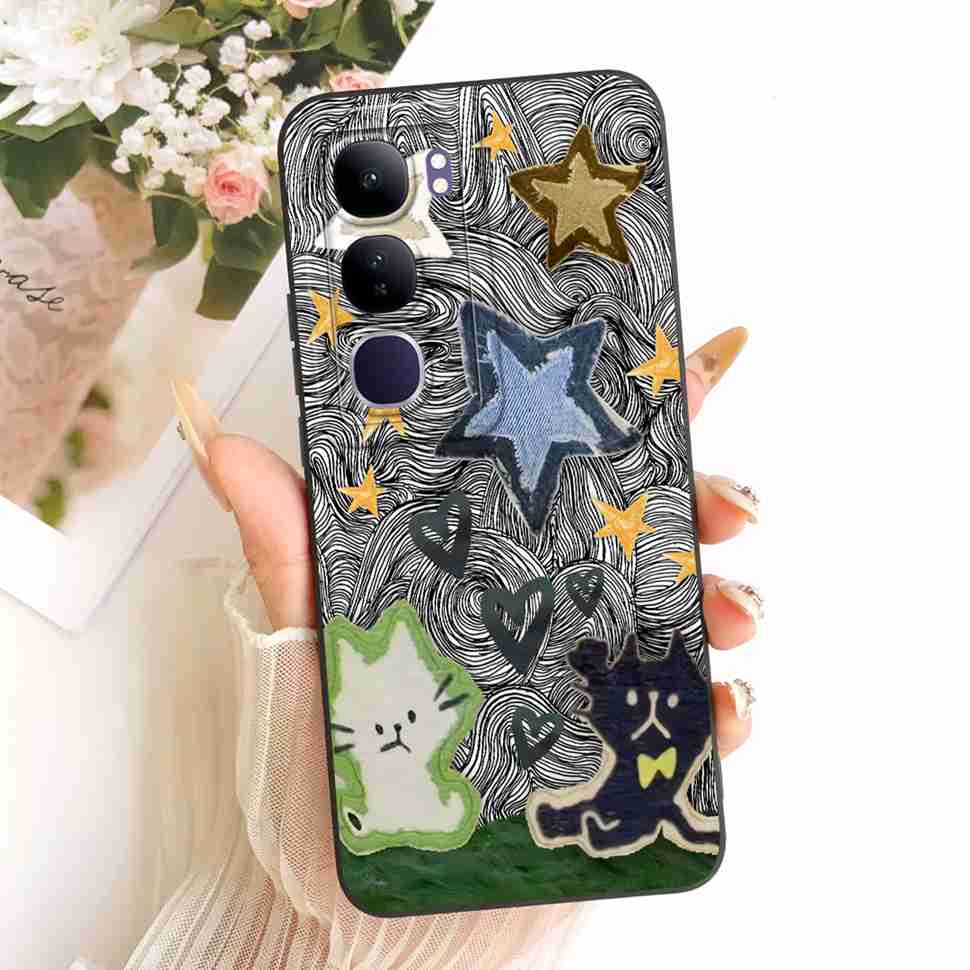 

For Vivo V40 Lite 4G (IDN) Case 2024 Fashion Pattern Phone Back Cover For Vivo V 40 V40 Lite V40Lite 4G IDN Casing 6.67 Vivo V40 Lite 4G