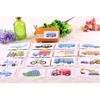 Baby Toys Infant Early Head Start Training Puzzle Cognitive Card Car Fruit Animal Life Set Pair Puzzle Baby Gift