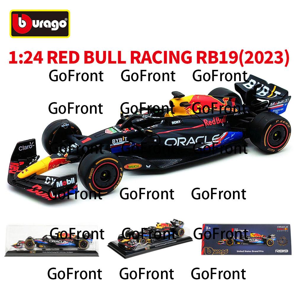Bburago 1:24 F1 Rb19 #1 United States Gp Vestappan #11 Perez Alloy Car Model Crafts Decoration Collection Toy Tools