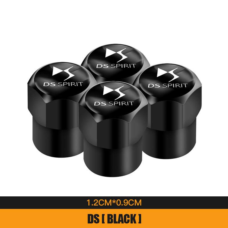 4Pcs Metal Car Wheel Tire Valves Caps Waterproof Dustproof Cover For DS SPIRIT KLSDM5 DS3 DS4 DS4S DS5 5LS DS6 DS7 DS9 WILD RUBIS