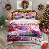 Christmas KPOP Demon-Hunters Bedding Sets Queen King Size Quilt Cover Duvet Cover Sets With Pillowcases Adults Christmas Gifts