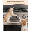 Stove Knob Covers - 5 Pack Heat Resistant Gas Stove Knob Covers with Child Proof Lock & Strong Adhesive, Oil-Proof Oven Knob Covers with