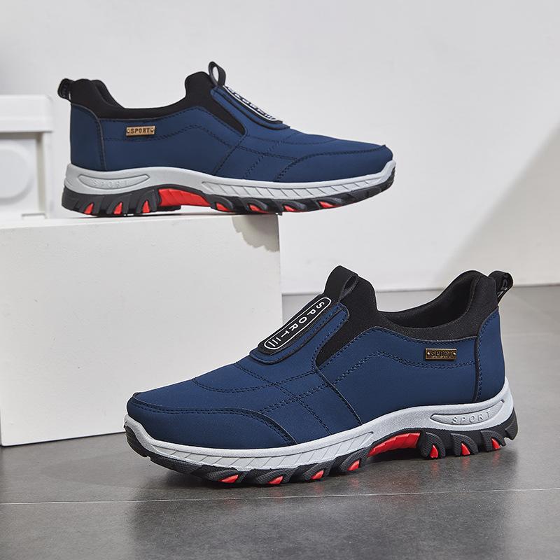 Big and Tall Mens Fall Winter Shoes Non Slip Lightweight Walking Sneakers Slip On Cushioned Sole Comfortable Athletic Shoes