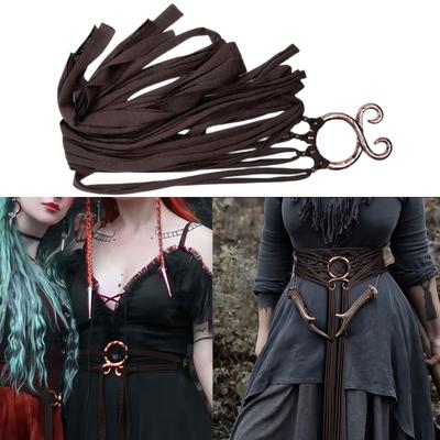 Elegant Knotted Dress Waist Belt Rope Waistband For Women Retro Styles Body Waist Chain Perfect For Casual Date Outfit