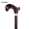 Red Wooden Single Joint Fashion Walking Stick Decorative Cospaly Cane Halloween Mace Crutch  Wand Crosier 92cm