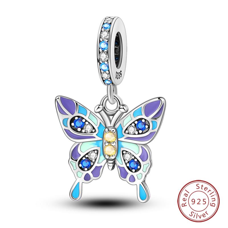 100% Real Copper Classic Devil'S Eye Charms Beads For Women Fit Original Qikaola Bracelets Fine Diy Jewelry Making