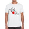 Giraffe Red Nose Day Unisex Mens T Shirt Womens Tops Tees