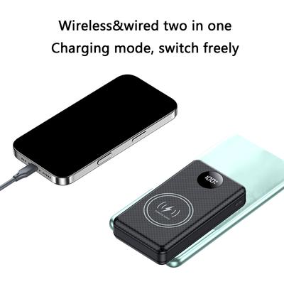 DIY 18650 Şarj Kılıfı USB Güç Muhafazası Kamp Aydınlatma Özellikleri PD22.5W/15w Kablosuz Şarj Desteği Pilsiz