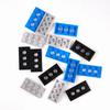 3709 2x4 Plate 3 Holes Reinforced DIY Building Blocks Accessories Hole Bricks Suitable For All Brands Small Particles Toy