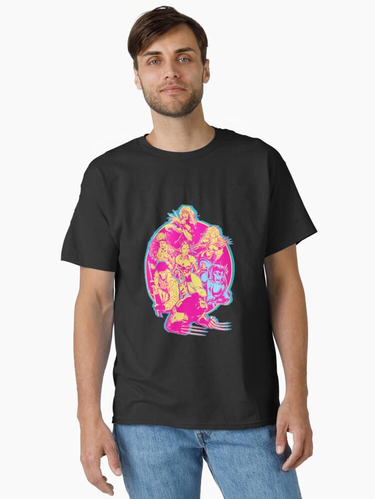 Wolverine and the X Men 90’s Retro Jim Lee X-Men Group Classic Unisex T-Shirt