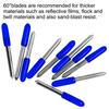 30-Piece Finegood Vinyl Cutter Plotter Cutting Blade Set (304560 Degrees) for Roland and Most Plotters. Includes Blade Holder Base.