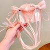 Gradient Silk Yarn Bow Butterfly Hairpin for Kids – Fairytale Style