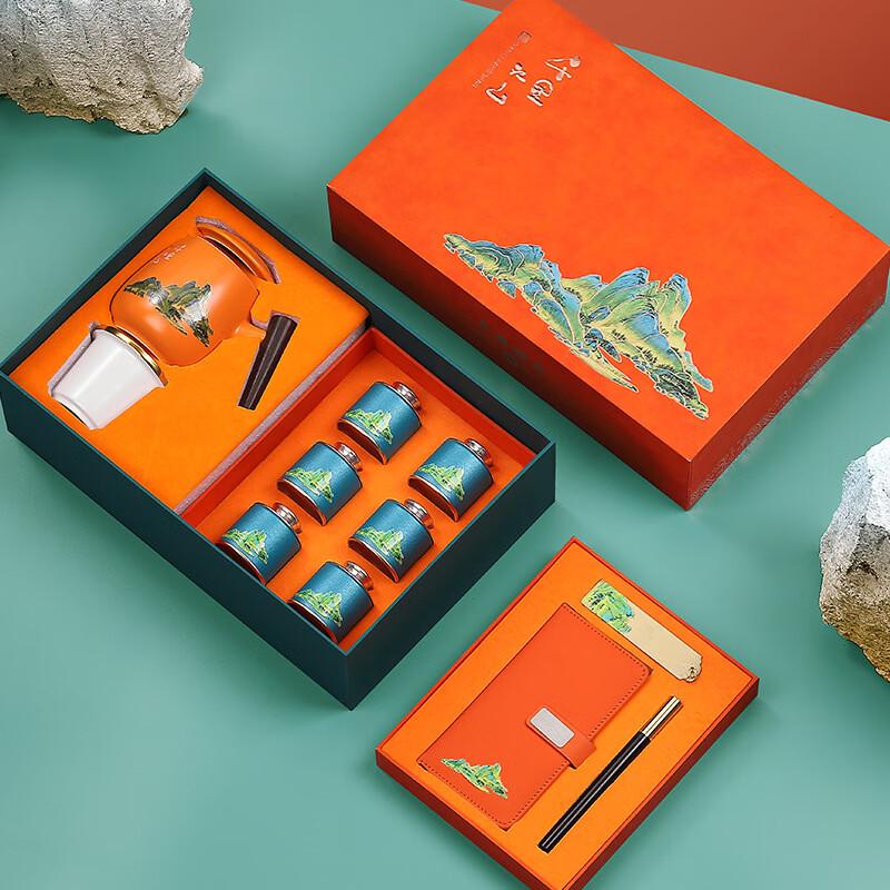 Jianglai High-Grade Business Gift Tea Caddy Set