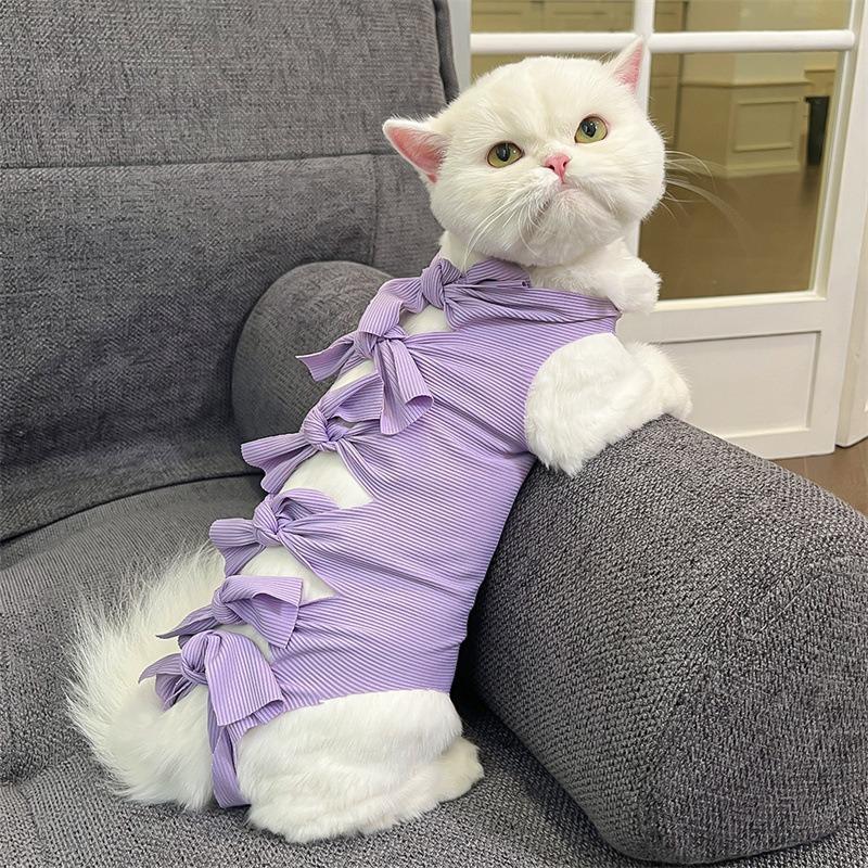 Pet Cat Sterilization Clothing Postoperative Medication Weaning Breathable Physiological Pants and Clothes
