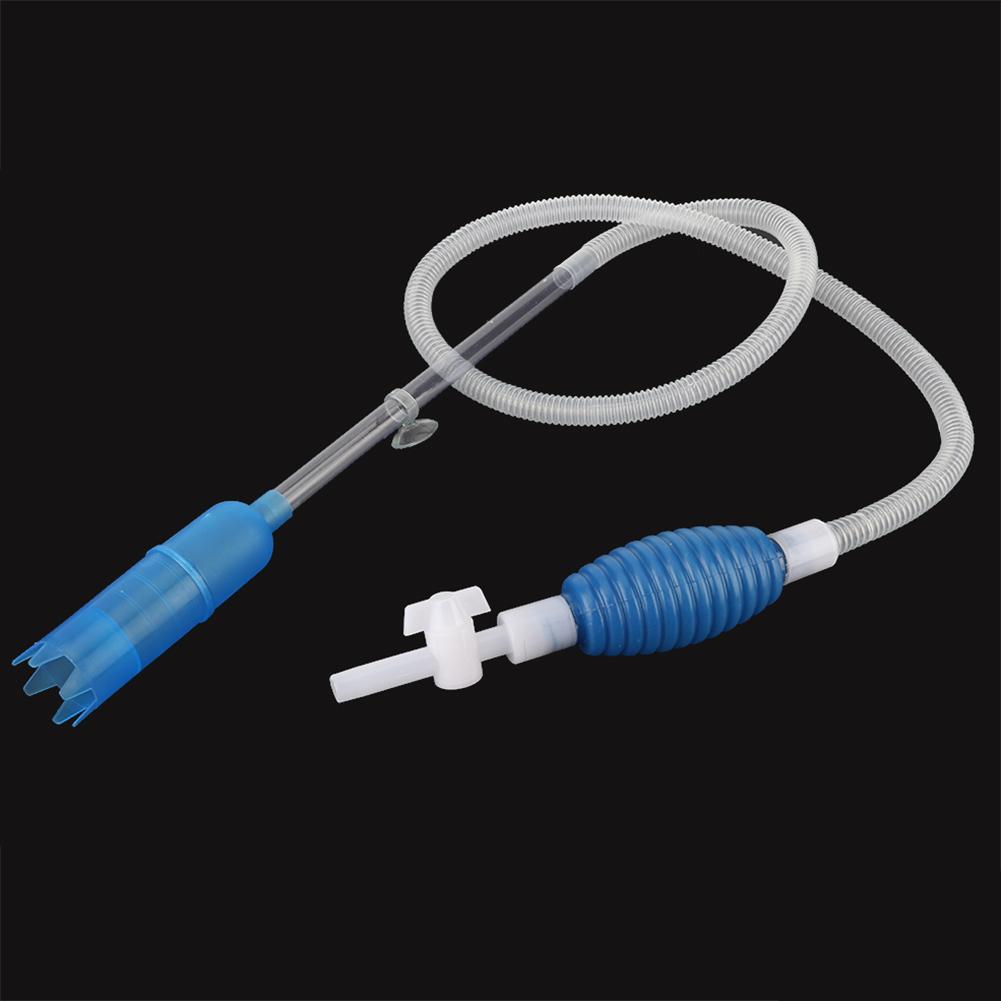 HS M Large Aquarium Manual Water Changer Gravel Cleaner Fish Tank Pump Cleaning Tools Accessory less than br more than