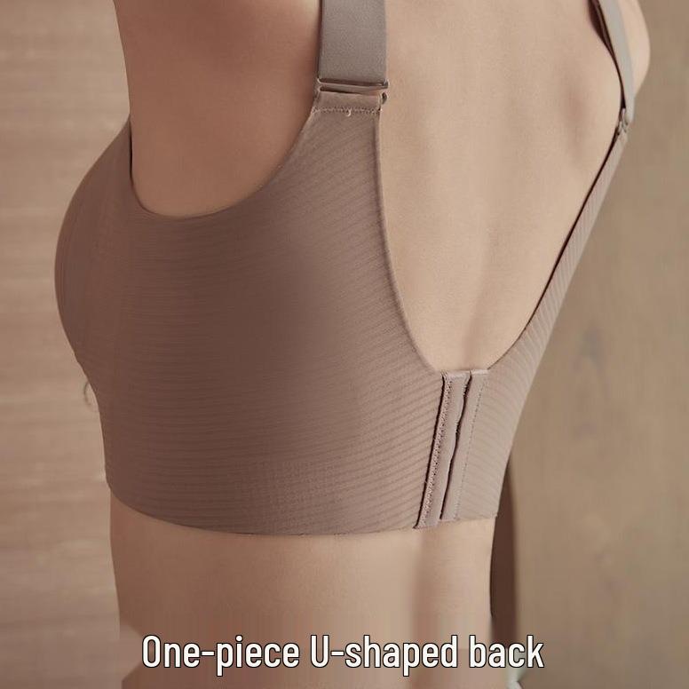 Comfortable Seamless Full-Cup Bra: Anti-Sagging, Side Support, and Breathable for Larger Busts