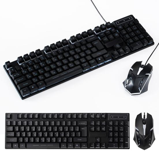

USB-проводная подсветка, игровая механическая клавиатура, мышь, компьютерный аксессуар