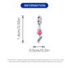 Authentic Copper Metal Metal Plants Flowers Tulip Charm Bead Component Bead Components Compatible With Authentic Original High Quality Fine Pendant