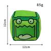 Juguetes de Peluche Cubo Geometry Dash Almohada Pequeña Muñeco de Peluche Relleno Colgante Cuadrado Juego Lindo Decoración para el Hogar Regalo de Cumpleaños para Niños