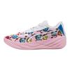 Puma All-Pro Nitro Comfortable Non-Slip Durable Low-Top Basketball Shoes Men sneaker Pink White 312523-01