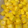 Crunchy Squishy Cheese Stress Ball Crispy Sound Squeeze Toy Round Blocks Filled Fidget Toy Asmr Sensory Stress Relief Toy Gifts