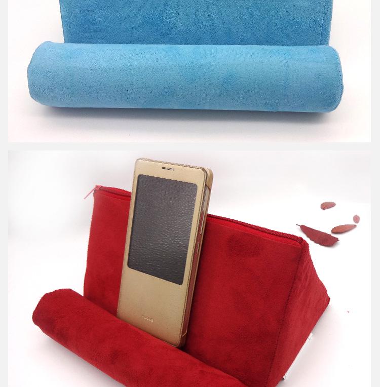 Ergonomic Tablet & Phone Holder Pillow: Versatile, High-End Design for Reading & Car Use