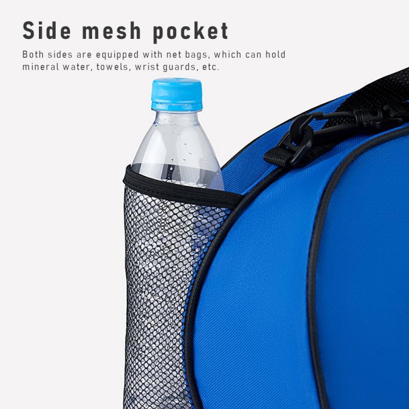 Adjustable Shoulder Strap Side Mesh Pockets Basketball Bag Sports Ball Bag Soccer Shoulder Bag Holder Carrier