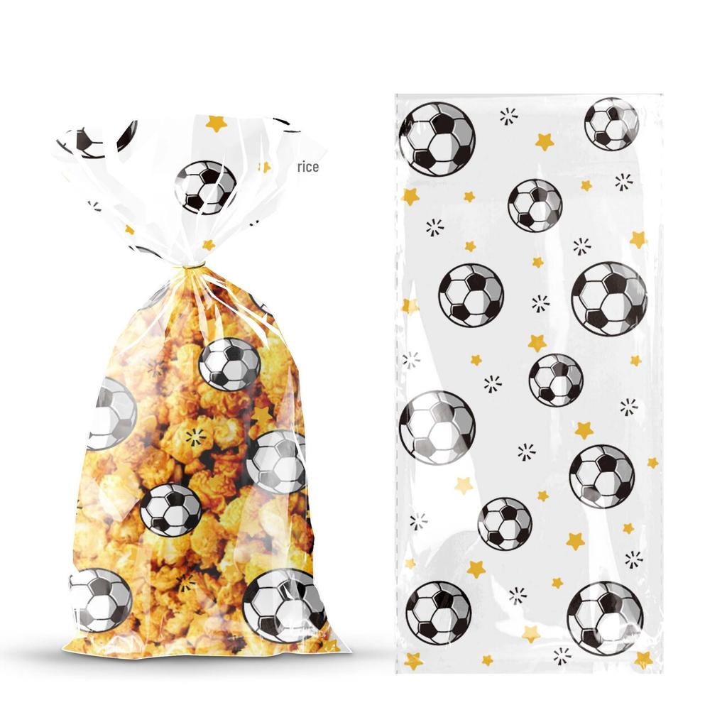Champions League & World Cup Themed Candy Bags - 4-Piece Set for Football Parties