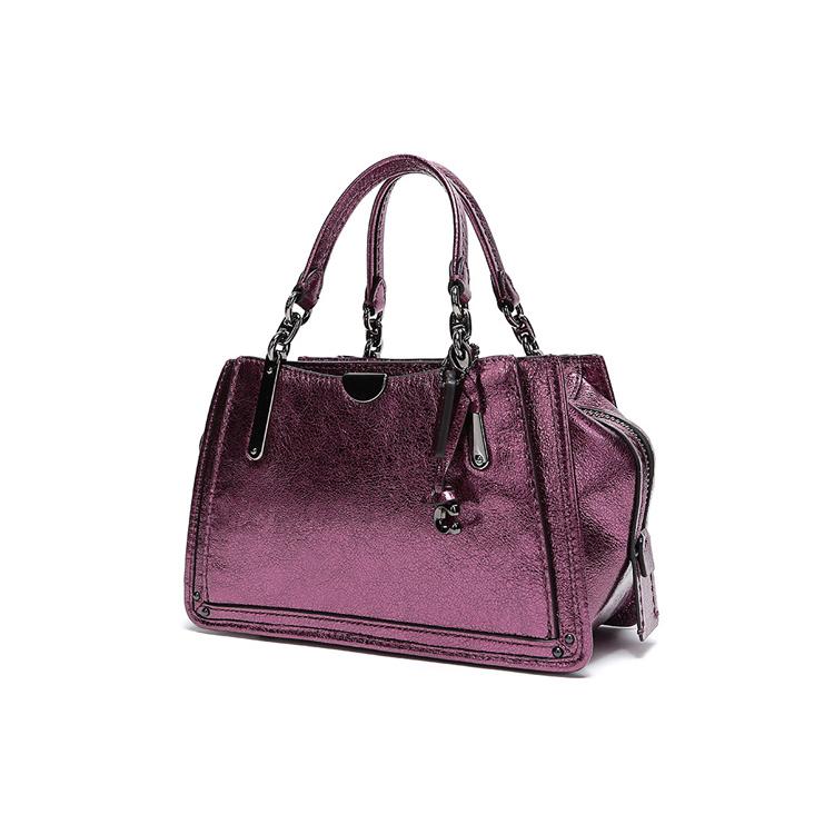 New COACH Dreamer Leather One Shoulder Handbag, Crossbody Bag Small Women's Metallic 38543-GMO59