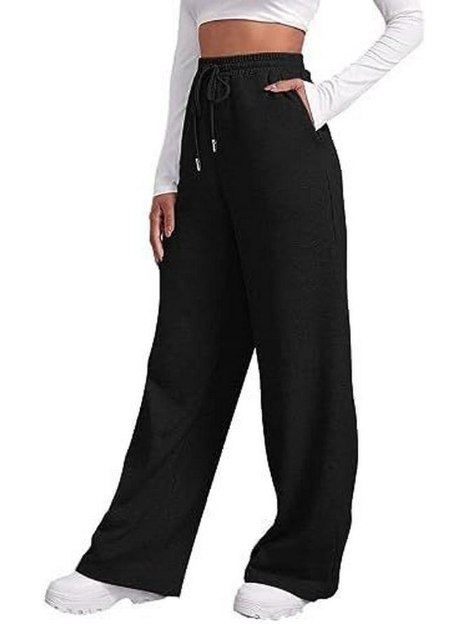 2024 Trendy High-Waisted Wide Leg Women's Sweatpants