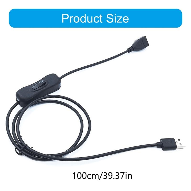 USB Cable Extension Cord With Switches ON/OFF Cable Extension For Easy Control Of Electronic Devices