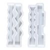Speical Shaped Strip Candle Silicone Mold 3D Resin Epoxy Mould DIY Craft Soap Molds for DIY Craft Jewelry Making