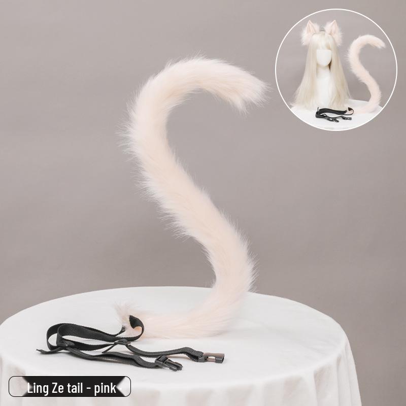 Handcrafted Plush Cat Ear Headband for Cosplay & DIY