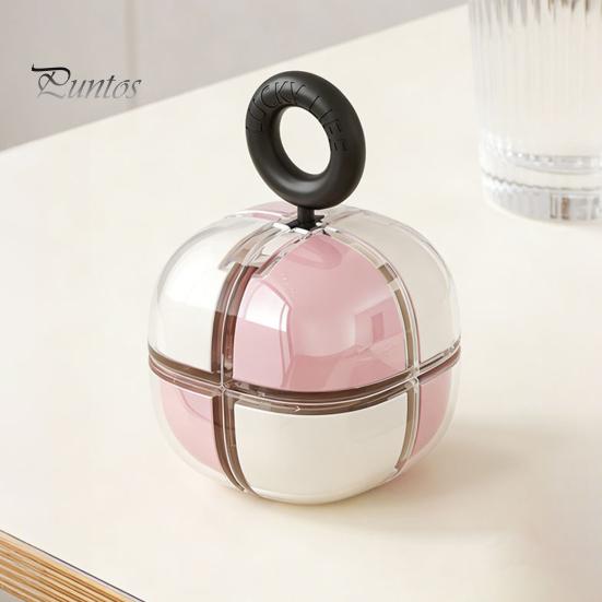 Sealed Buckle Pill Box Portable Box, with 8 Compartments Travel Organizer, Moisture Proof Independent Design, Hanging Loop Large Capacity Tablet