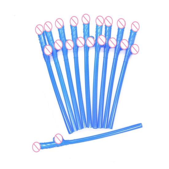 Fun Drinking Straws for Bachelorette Parties 18cm Unique Willy Cocktail Straws Reusable Novelty Sucking Drinking Straw Hen Night Bar Supplies