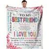 Soft and Warm Flannel Blanket - a Cozy Blanket for All Seasons, Perfect for Sofa, Bed - the Perfect Gift for Your Best Friend