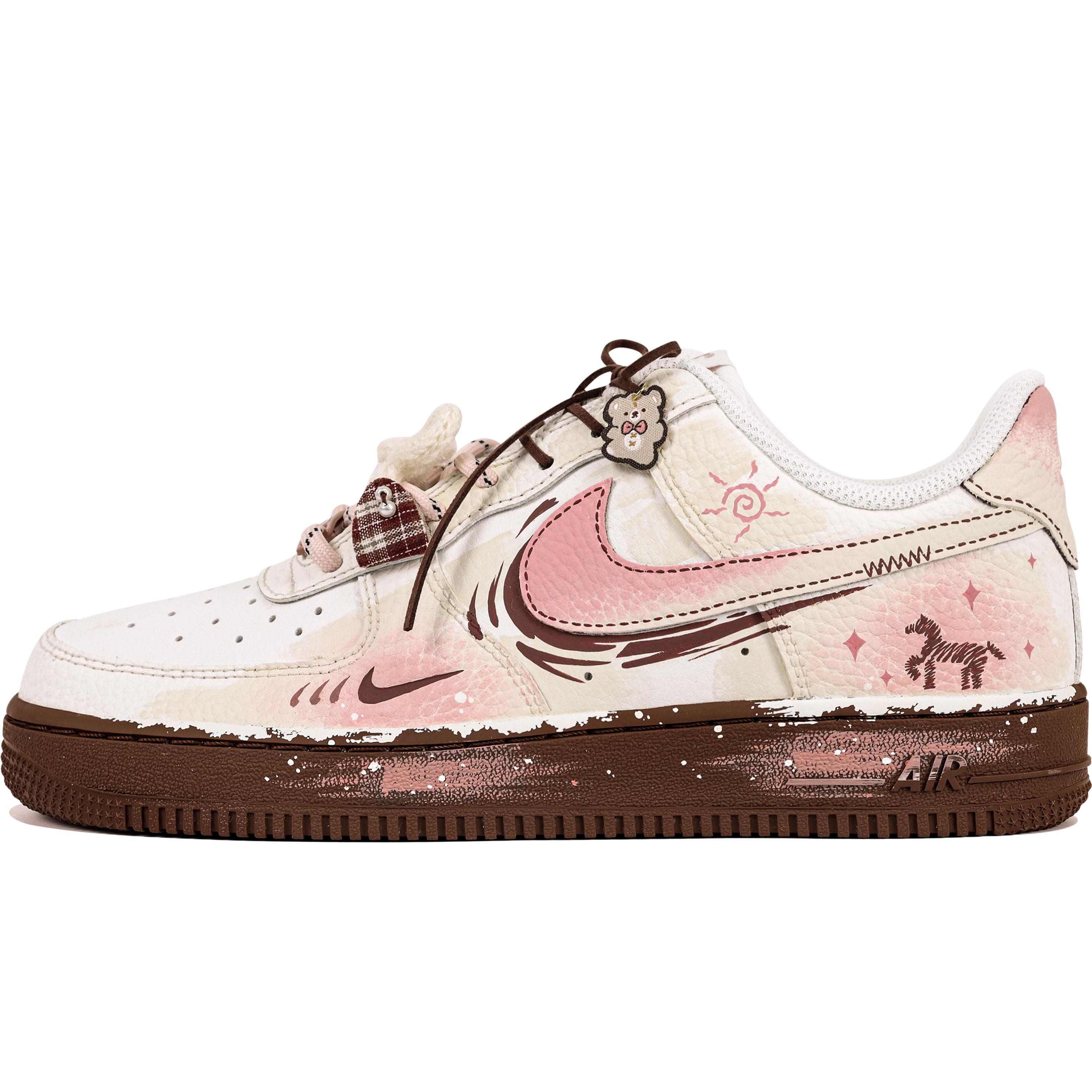 

Nike Air Force 1 Skateboard Shoes Women s Low Top Brown IM3378-122(Team739-) 35.5