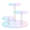 Acryl-Aufbewahrungs-Display-Ständer 3/4/7 Position Dessert-Display-Ständer Spielzeug-Modell-Aufbewahrungsständer Schmuck