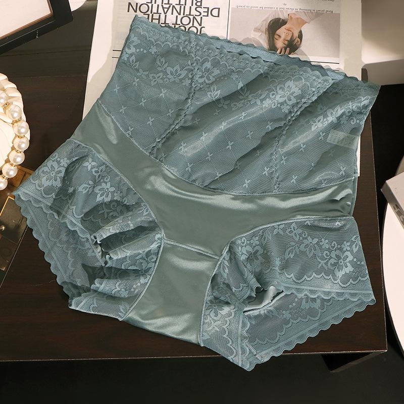 Herbst/Winter Nahtlose High-Waist Maulbeerseide Bauchweg Hüftlift Unterwäsche für Damen – Sexy, Atmungsaktiv und Bequem.